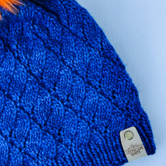 Merino Wool Joy Ride Beanie-Prussia Blue