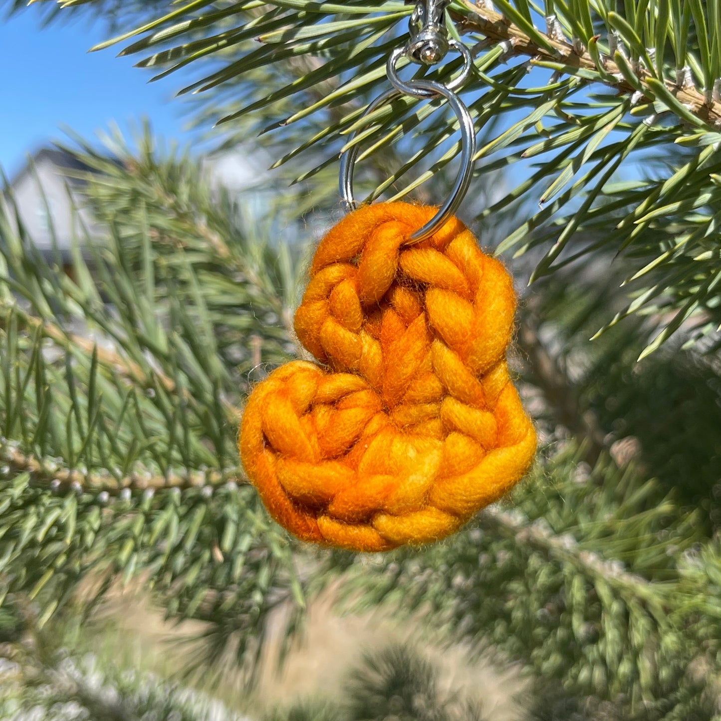 Chunky Heart Keychain