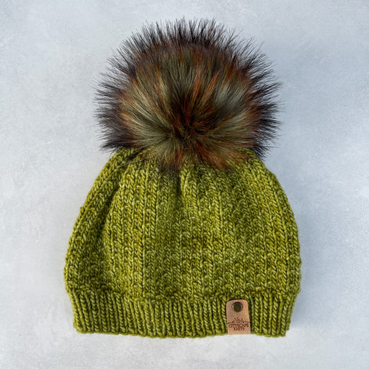 Dotty Beanie - Lettuce