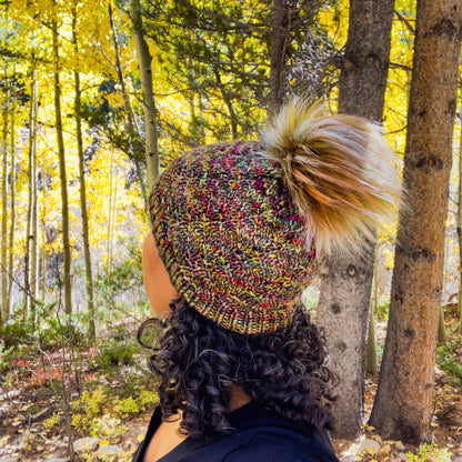 Merino Wool Joy Ride Beanie-Black Cherry