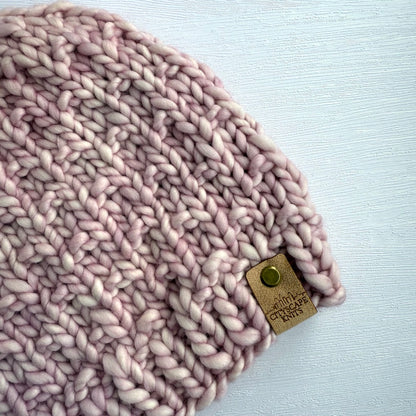 Heavyweight Merino Wool Beanie-Valentina