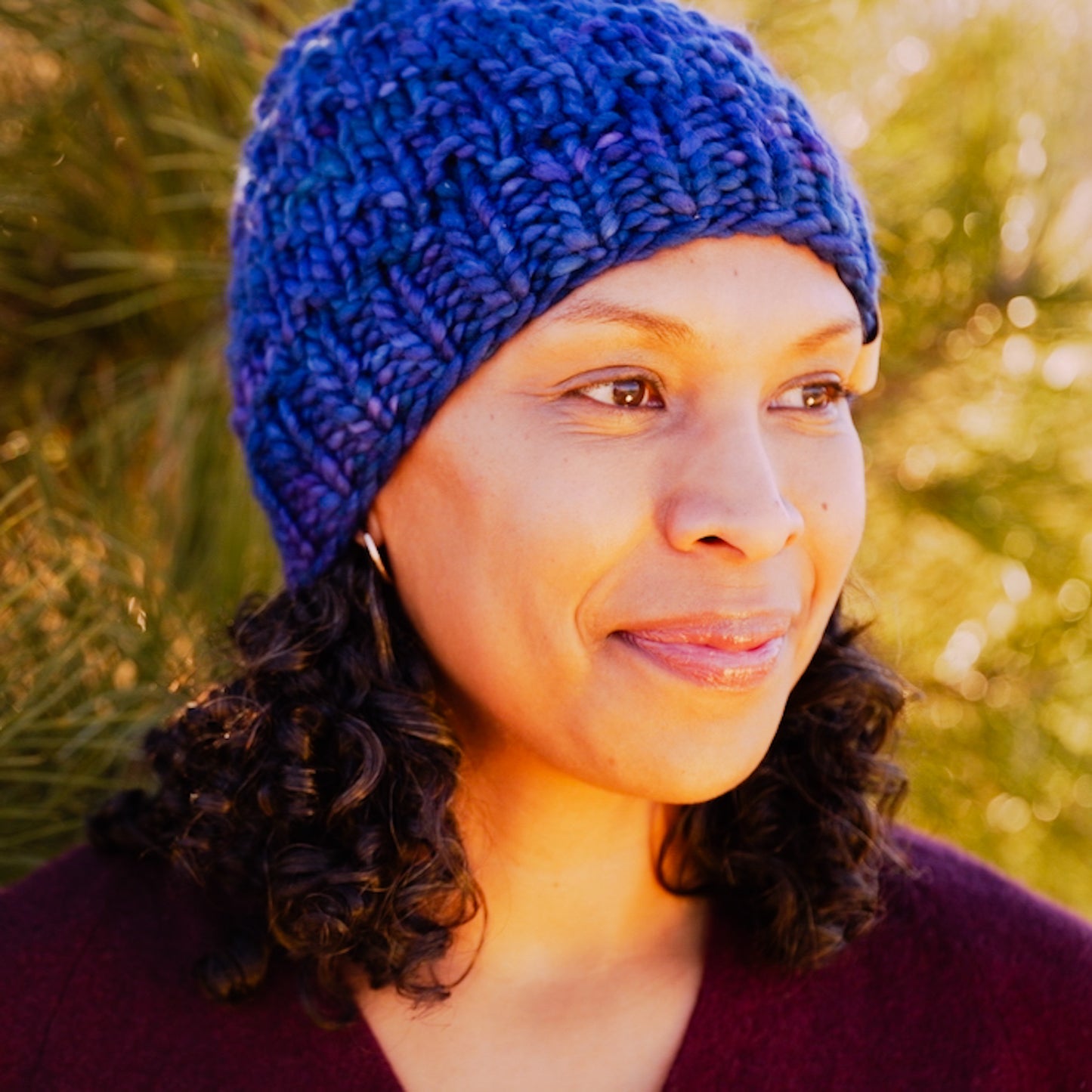 Heavyweight Merino Wool Beanie-Reflecting Pool