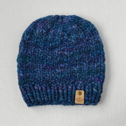 Heavy Merino Wool Beanie-Whale's Road (Wholesale)