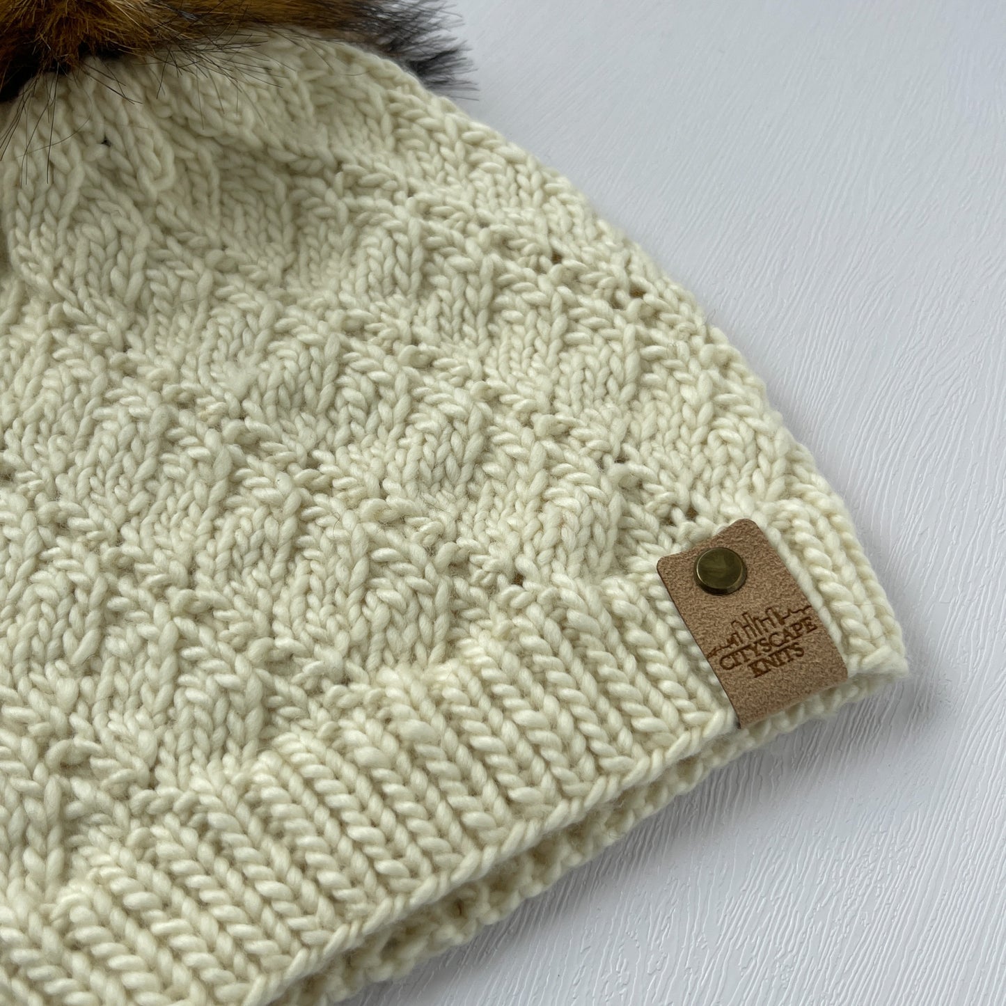 Merino Wool JR Beanie-Natural (Wholesale)