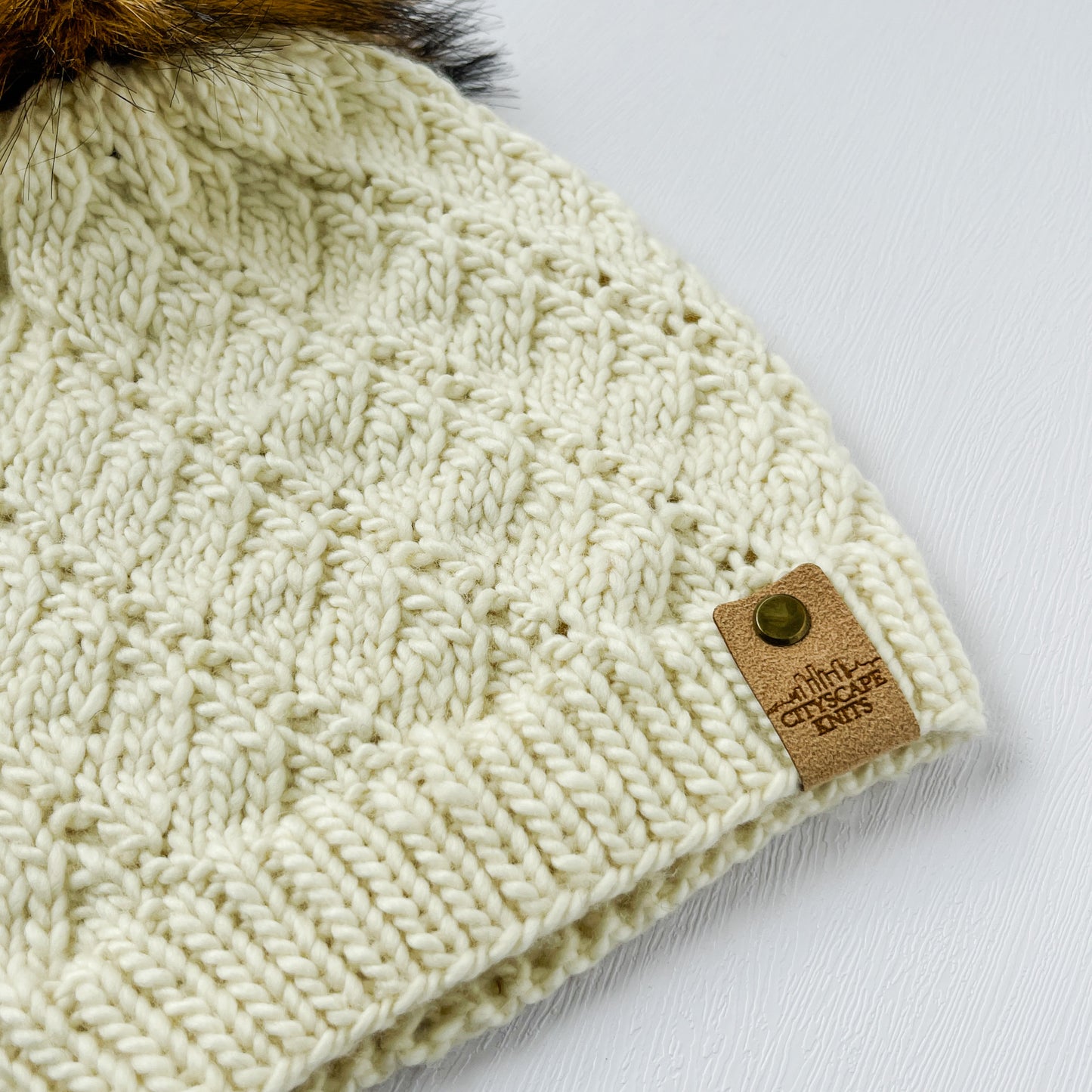 Merino Wool Joy Ride Beanie-Natural