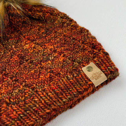 Merino Wool Joy Ride Beanie-Volcan