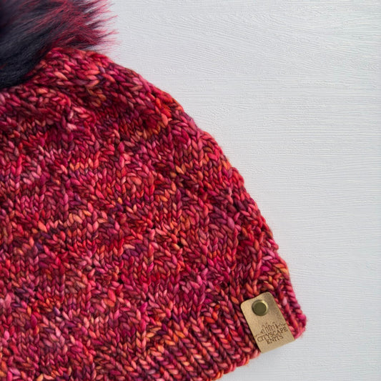 Merino Wool Joy Ride Beanie-Zinnias