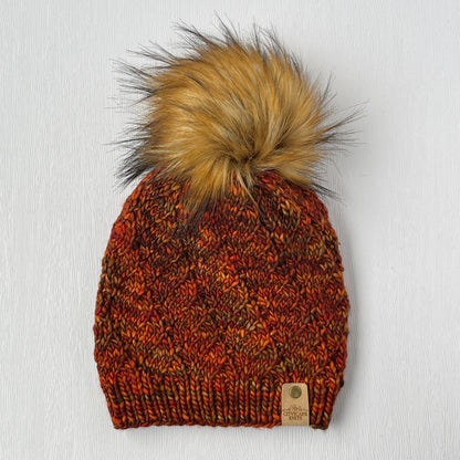 Merino Wool Joy Ride Beanie-Volcan