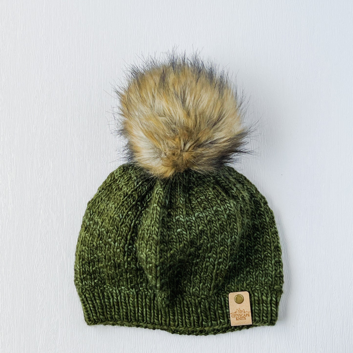 Lightweight Merino Wool Beanie-Olive