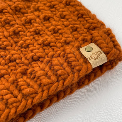 Heavy Peruvian Wool Beanie-Cinnamon (Wholesale)