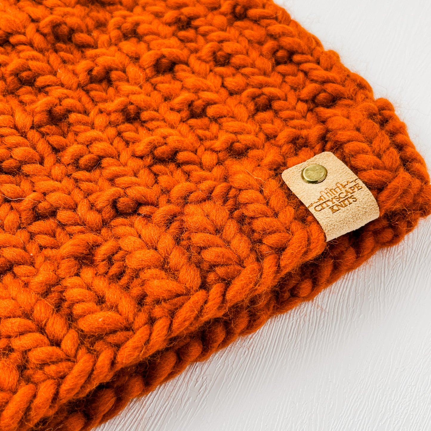 Heavyweight Peruvian Wool Beanie-Cinnamon