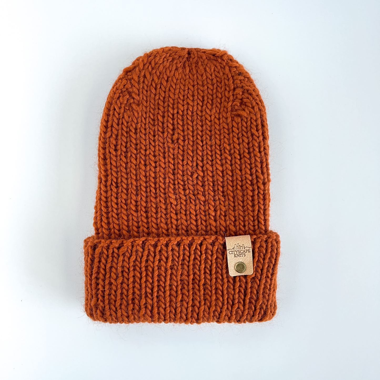 Peruvian Wool Hipster Beanie-Cinnamon